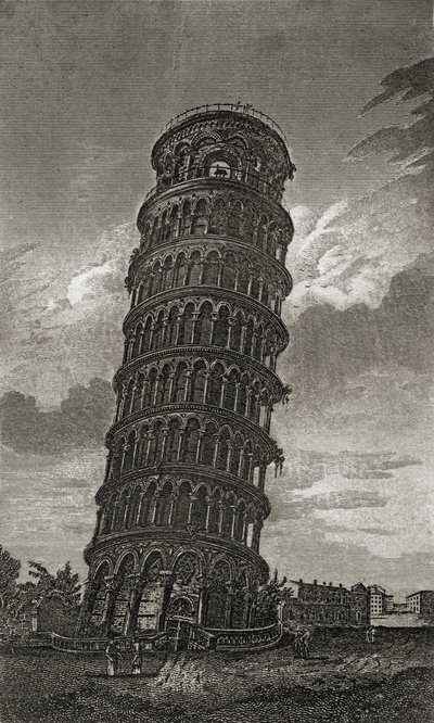 The Leaning Tower of Pisa by Italian School